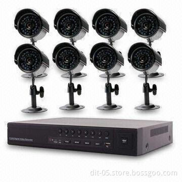 8CH H.264 Motion Detection DVR, Supports D1, HD1 and CIF IR Control Remote Mobile Phone